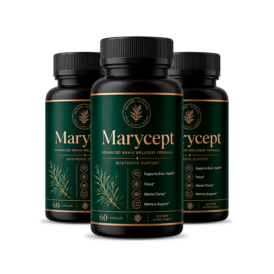Marycept advanced brain wellness formula, 3-bottle kit